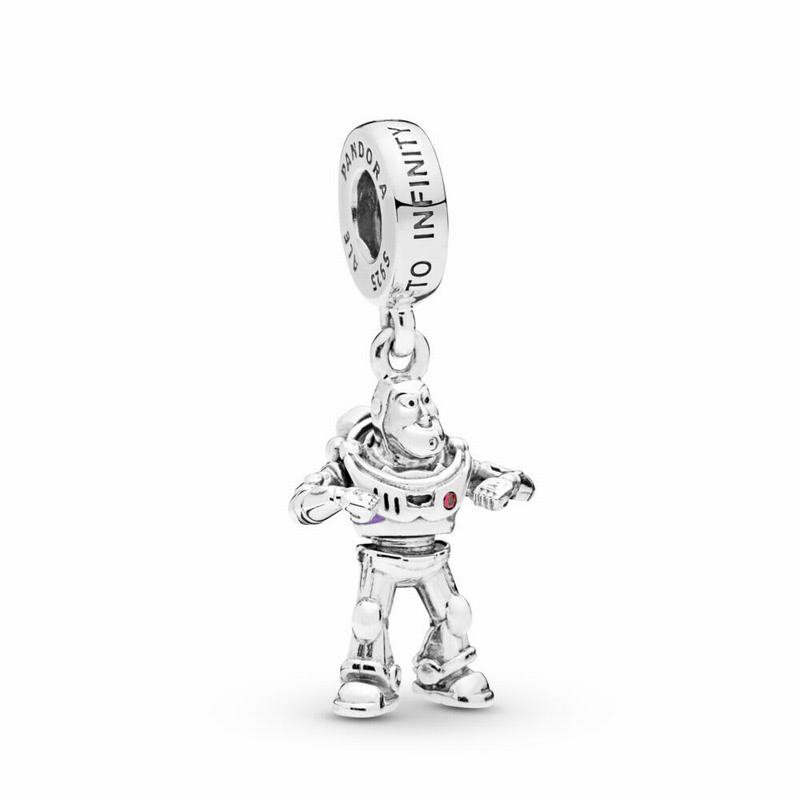 Pandora Disney Pixar, Toy Story, Buzz Lightyear Dangle Charm NZ Sale, Sterling Silver (128360-OPA)